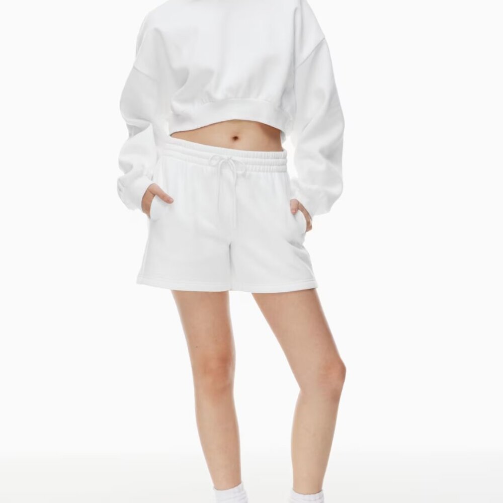 Cozy Fleece Boyfriend Mid-Thigh Sweatshort